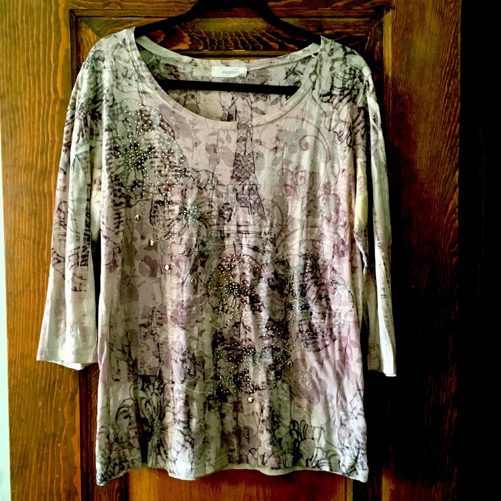 dressbarn 3/4 sleeve T-shirt